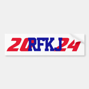 Kampagne 2024 Robert Kennedy Jr RFKJ Präsident Autoaufkleber