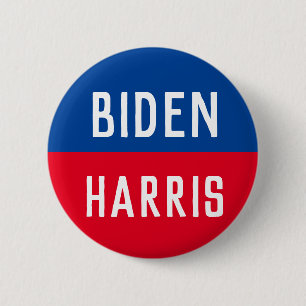Kampagne "Blue and Red Biden Harris" Button
