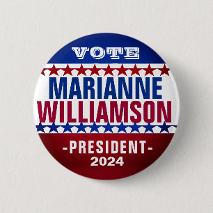 Kampagne Button von Marianne Williamson 2024