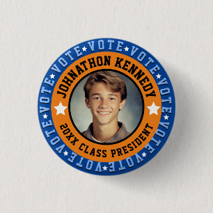 Kampagne der Blue and Orange Student Body Button