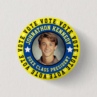 Kampagne der Blue and Yellow Student Body Button