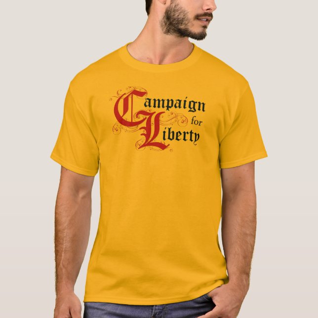 Kampagne für Freiheit (fragen Sie mich ungefähr:) T-Shirt (Vorderseite)