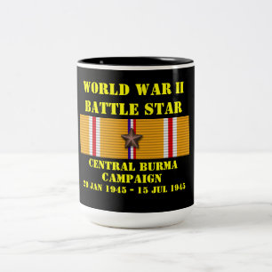Kampagne für Zentralbirma Zweifarbige Tasse
