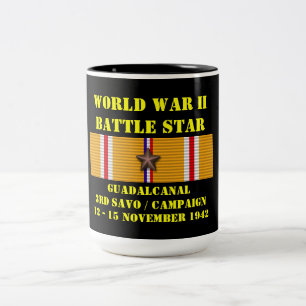 Kampagne "Guadalcanal" (Dritter Savo) Zweifarbige Tasse