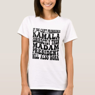 Kampagne Harris 2024 - Clean Minimalistisch Graphi T-Shirt