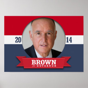 KAMPAGNE JERRY BROWN POSTER