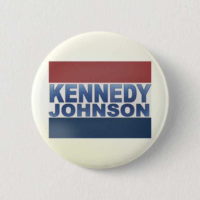 Kampagne Kennedys Johnson Button (Vorderseite)