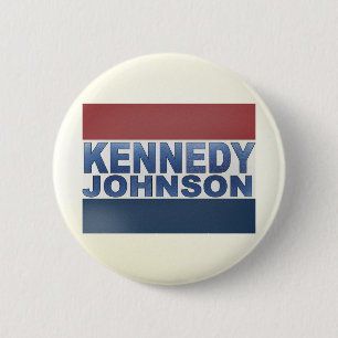 Kampagne Kennedys Johnson Button