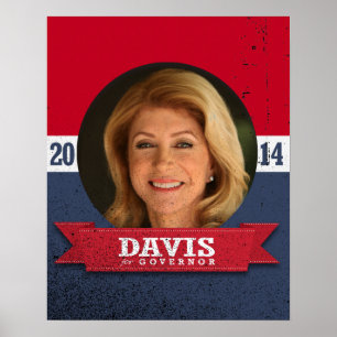 KAMPAGNE WENDY DAVIS POSTER