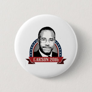 Kampagnen-Fahnen-Nummernschild Carsons 2016 Button