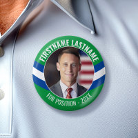 Kampagnen-Foto mit geschwungenen Formen - Grün Bla