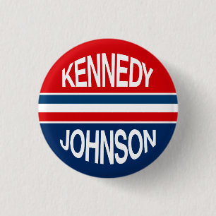 Kampagnen-Knopf Kennedys Johnson 1960 Button
