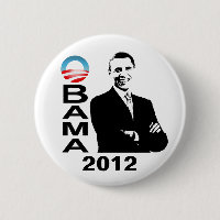 Kampagnen-Knopf Obama 2012