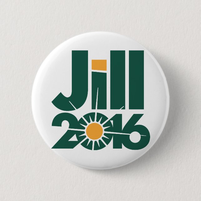 Kampagnen-Logo Jill Stein Button (Vorderseite)