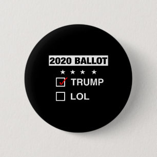 Kampagnenwähler Llot Lustig Pro Trump Republikaner Button