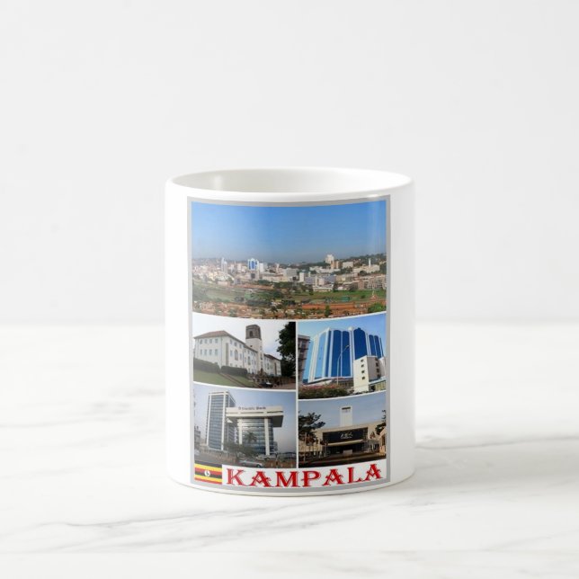 Kampala - Mosaik - Uganda - Kaffeetasse (Mittel)