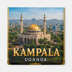 Kampala Seven Hills und Uganda National Mosque Magnet