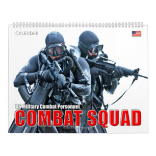 KAMPAT SQUAD - Militärisches Kampfpersonal der USA Kalender