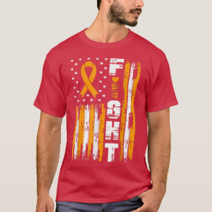 Kampf ADHD Awareness Patriotic USA American Flag O T-Shirt