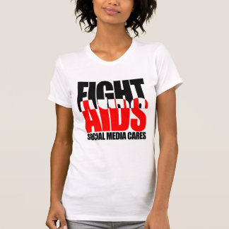 Kampf AIDS das Shirt der