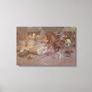 Kampf am Zusammenfassungs-Saal durch EW Gollings Leinwanddruck