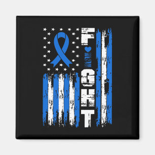 Kampf Ataxie Bewusstsein Patriotic USA Flag Magnet