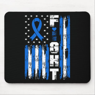 Kampf Ataxie Bewusstsein Patriotic USA Flag Mousepad