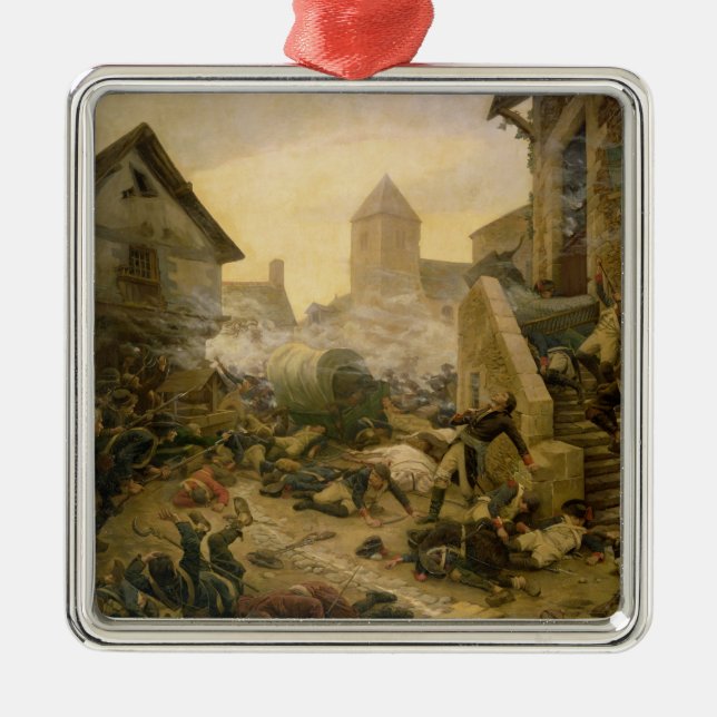 Kampf bei Cholet oder der Selbstmord von General Silbernes Ornament (Vorne)