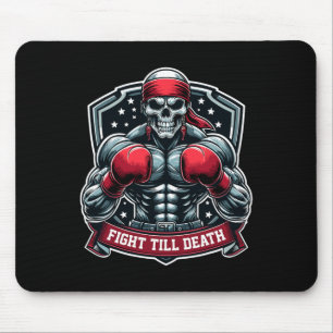 Kampf bis zum Tod Skelett Boxer Hardcore Boxen Fi Mousepad