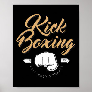 Kampf Boxen Kickboxen Poster