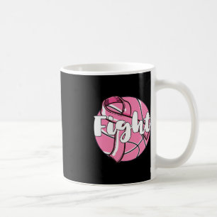 Kampf Brustkrebs Basketball Basketball Ba Kaffeetasse