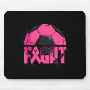 Kampf Brustkrebs Bewusstsein Tag Kämpfen rosa Rib Mousepad