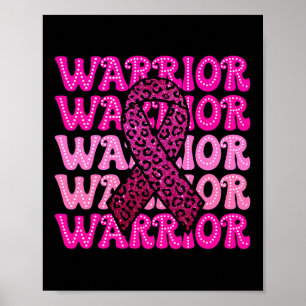 Kampf Brustkrebs-Bewusstseinswarter Rosa Band Poster