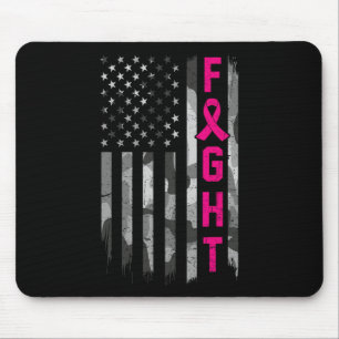 Kampf Brustkrebs Sensibilisierungskampagne Flaggen Mousepad