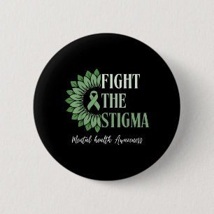 Kampf dem Stigma Bewusstsein für psychische Gesund Button