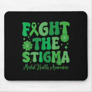 Kampf dem Stigma Leopard Psychische Gesundheit S B Mousepad