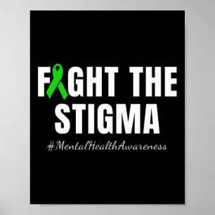 Kampf dem Stigma Monat der Bewusstseinsbildung für Poster