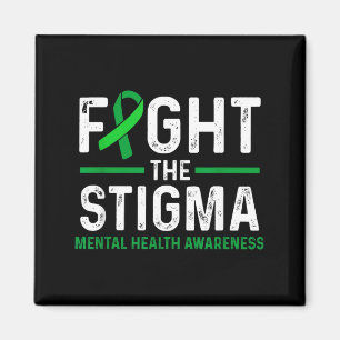 Kampf dem Stigma Psychische Gesundheit Bewusstsein Magnet