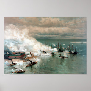 Kampf der beweglichen Bucht -- Ziviler Krieg Poster