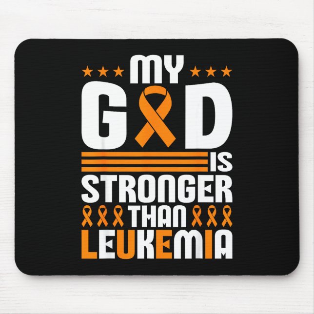 Kampf der Mütter gegen Leukämie bei Kindern Orange Mousepad (Vorne)