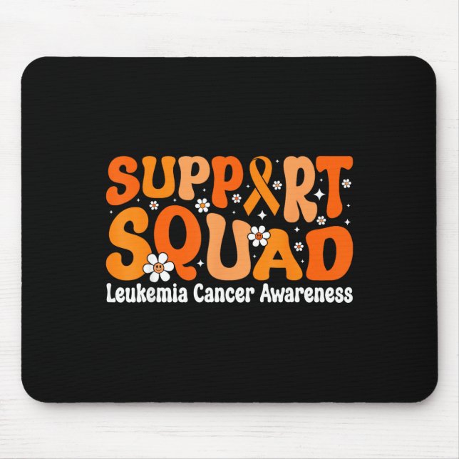 Kampf der Mütter gegen Leukämie bei Kindern orange Mousepad (Vorne)