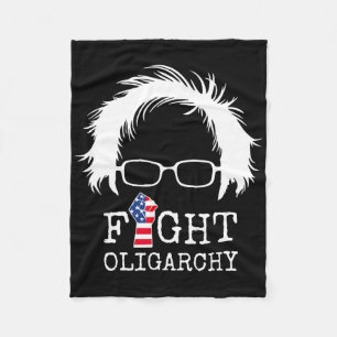 Kampf der Oligarchie Sanders und Aoc Freiheit uns  Fleecedecke