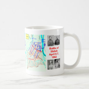 Kampf der Shiloh Kartenschale Tasse