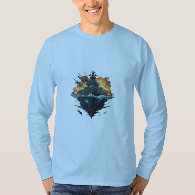 Kampf der Titanen: Avenger auf hoher See T-Shirt (Vorderseite)