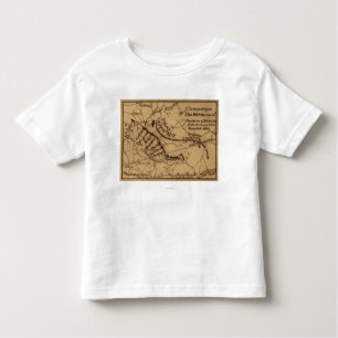 Kampf der Wildnis - ziviler Krieg panoramisch Kleinkind T-shirt