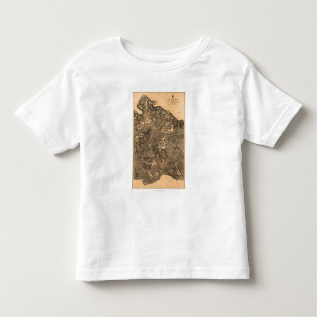 Kampf der Wildnis - ziviler Krieg panoramisch Kleinkind T-shirt (Vorderseite)