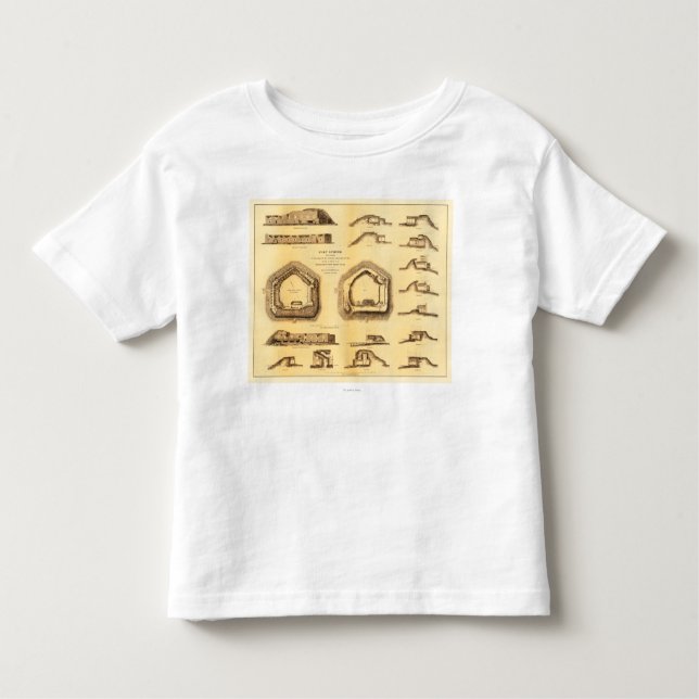 Kampf des Forts Sumter - ziviler Krieg Kleinkind T-shirt (Vorderseite)