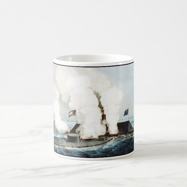Kampf des Monitors und des Merrimack Tasse (Mittel)