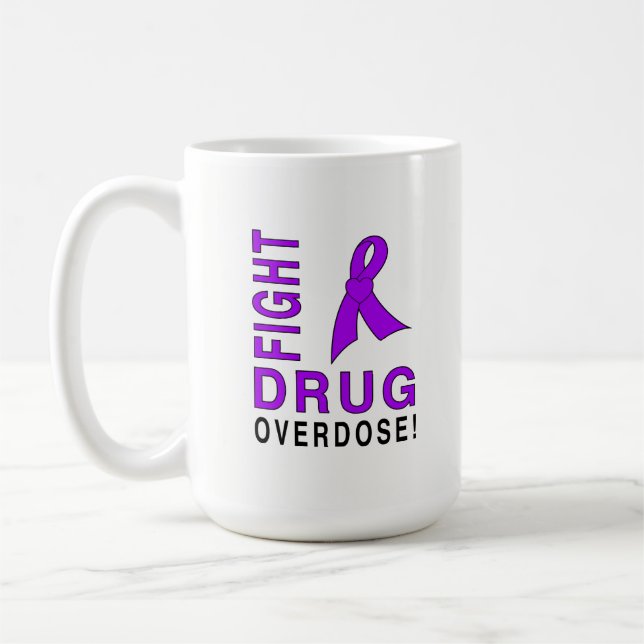 Kampf-Drogenüberdosis Tasse (Links)