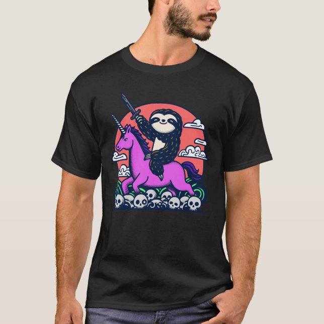 Kampf-Faultier T-Shirt (Vorderseite)